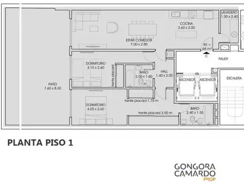 Departamento en Venta en Centro, USD 158.000