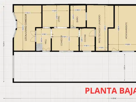 Casa 5 ambientes con 3 baños