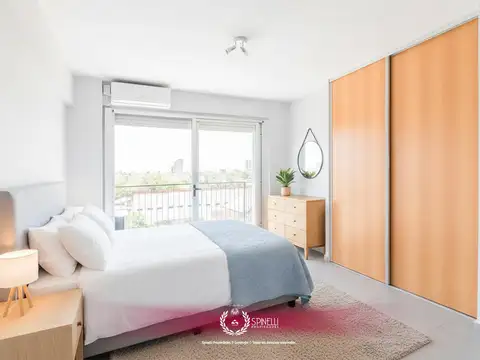 Alquiler departamento 1 ambiente 38M² con balcón al contrafrente en Monte Castro parrilla terraza