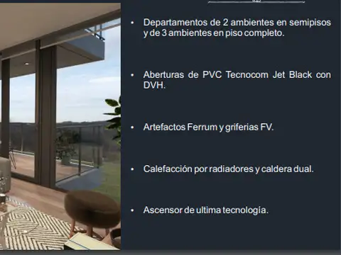 Departamento 4 ambientes con 2 baños