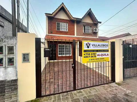 Duplex de 3 ambientes con jardin y cochera