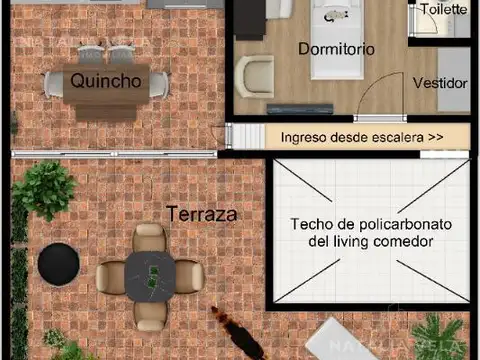 Depto Tipo Casa en Venta de 3 dormitorios