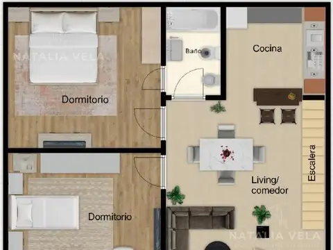 Depto Tipo Casa en Venta de 4 ambientes