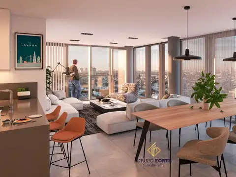 Departamento en Venta de 1 dormitorio
