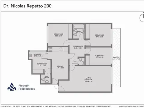 Departamento en Venta de 4 ambientes