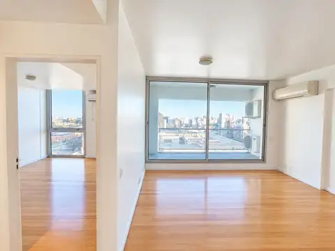 2 ambientes con balcón, vista abierta y cochera | torre la prensa