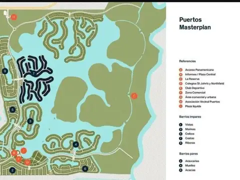 Puertos del Lago, Barrio Costas