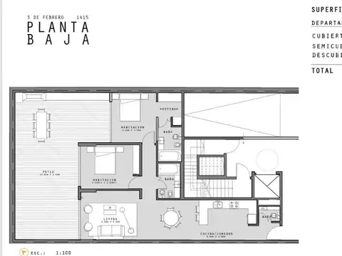 Departamento en Venta de 2 dormitorios