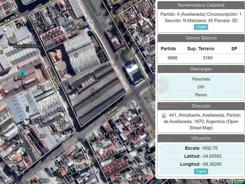 Galpon en Venta en Avellaneda, USD 980.000