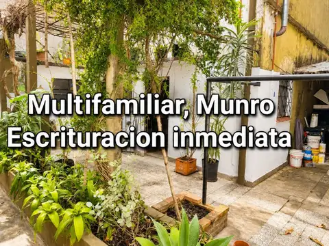 Casa Lote Propio Munro en Venta
