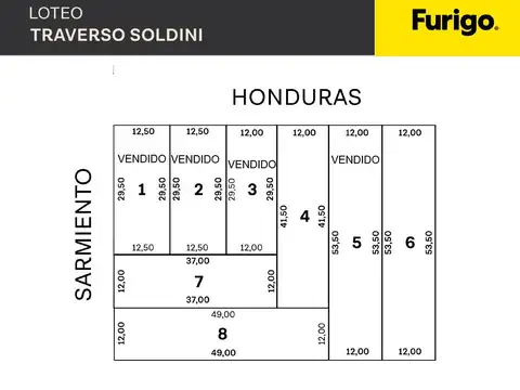 Venta Terreno en Soldini