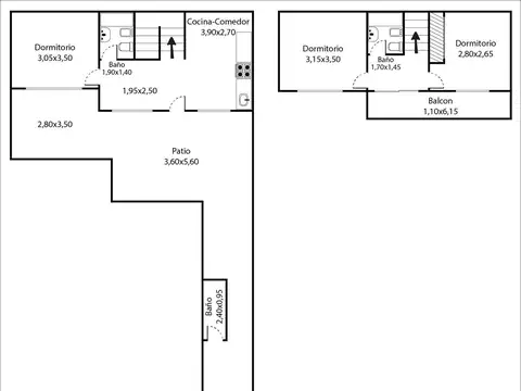Depto Tipo Casa en Venta en Ramos Mejia, USD 63.000