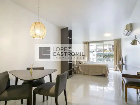 ALQUILER TEMPORARIO! IMPECABLE! Balcón al frente! T/luz y sol! AMOB Y EQUIP! Todo a nuevo! Full amenities! Vig 24hs! ÚNICO! OPORT!