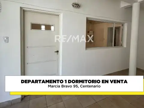 Departamento 1 dormitorio ubicado en Centenario 