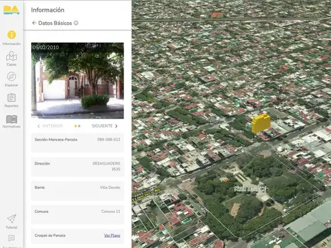Terreno en Venta en Villa Devoto, USD 550.000