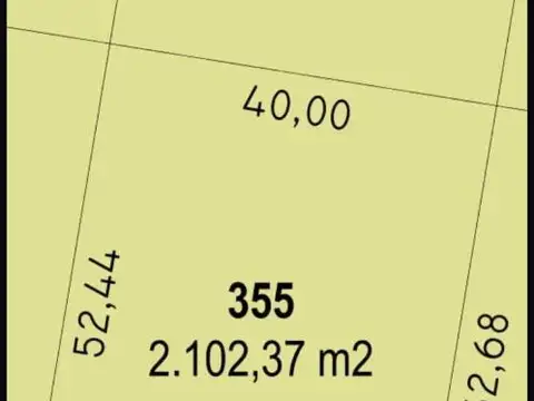 Terreno en Venta de 2102,0 m2