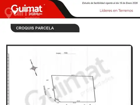 Terreno en Venta de 991,0 m2