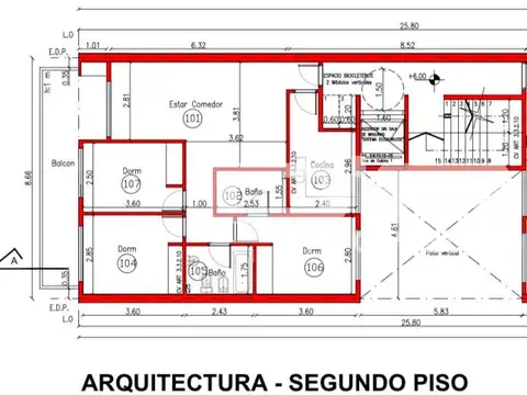 José Pedro Varela 5000, Piso 1