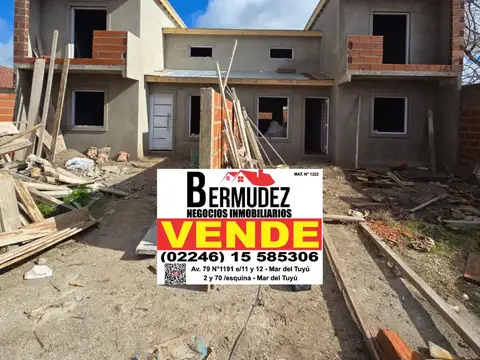 Venta Chalet 5 ambientes Calle 4 entre 80 y 81 Mar del Tuyu Anticipo y Cuotas 