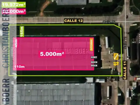 5.000m logísticos - Parque Ind Pilar - Docks de carga.