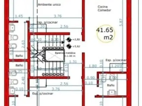 Departamento en Venta de 2 ambientes