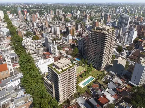 VENTA: Departamento en pozo de dos dormitorios, cocheras, amenities. Premium. En Rosario.