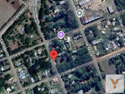 Terreno venta - 10x31,34mts -313mts2 totales - Villars - Gral. Las Heras