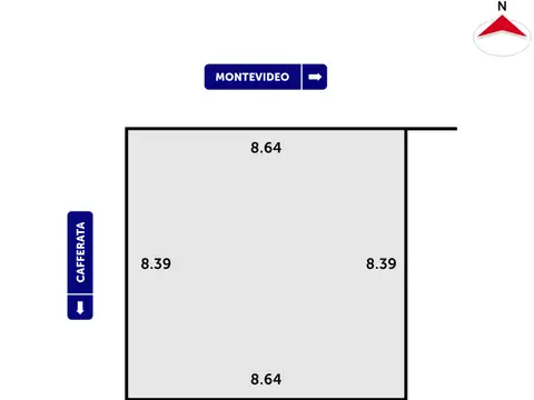 Cafferata esq Montevideo - Terreno. 
