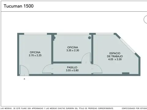 Oficina en Alquiler. Esquina. Tribunales - San Nicolás