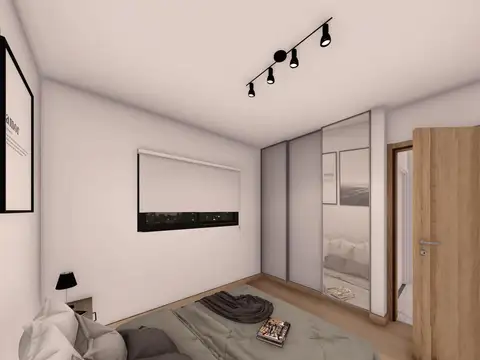 Departamento Monoambiente con 1 baño