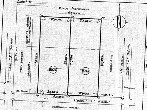Terreno en Venta de 1027,0 m2