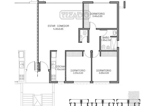 Departamento en Venta de 4 ambientes
