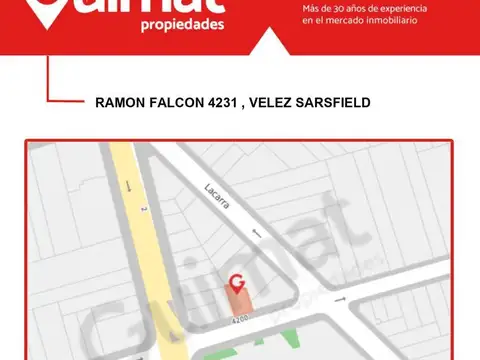 Terreno en Venta en Velez Sarsfield, USD 190.000