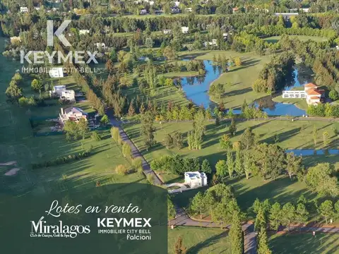 VENTA LOTE/TERRENO MIRALAGOS CON COSTA DE LAGO