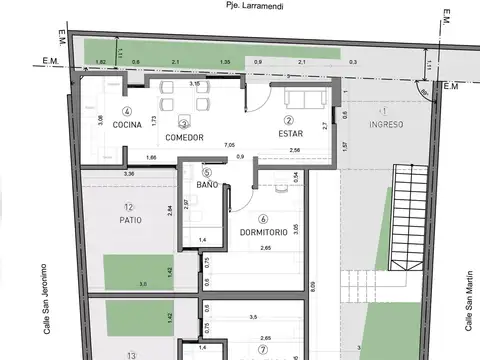 Departamento en Venta de 2 ambientes