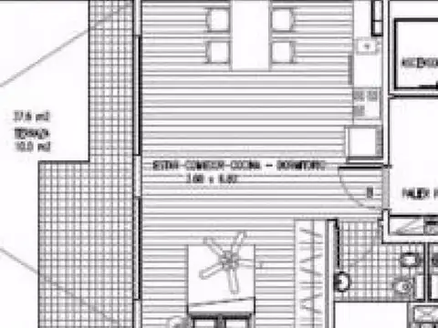 Departamento en Venta de 1 dormitorio