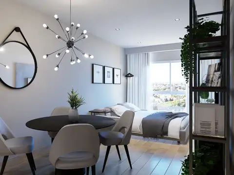 VENTA DEPARTAMENTO MONOAMBIENTE  PATIO CONSTITUCION FINANCIADO EN POZO