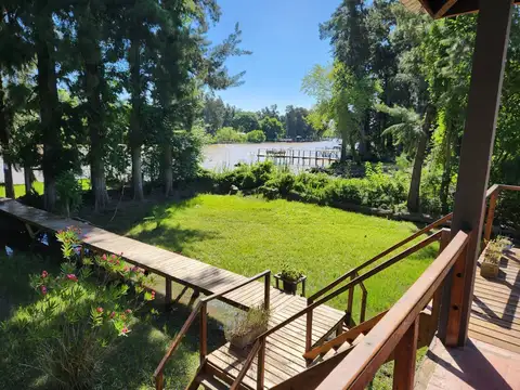 VENTA CASA 2AMB SOBRE RÍO LUJÁN C/ MUELLE PROPIO