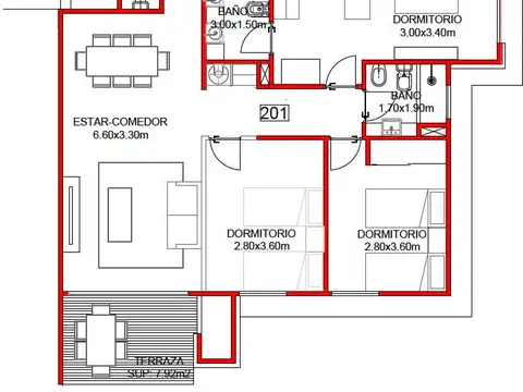 Las Hiedras al 1100 - Alto los Robles