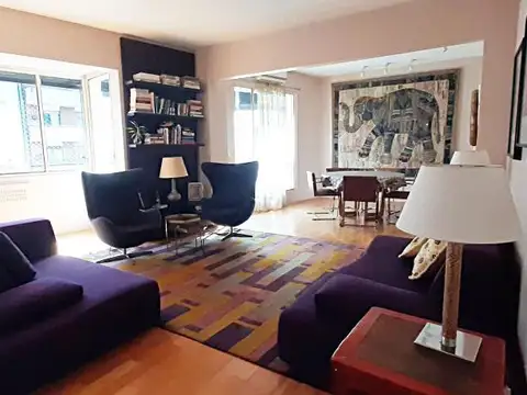 Alquiler AMOBLADO Departamento 5 amb. Con Terraza propia en Recoleta