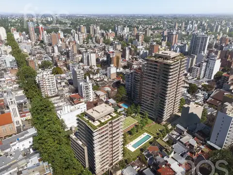 VENTA DEPARTAMENTO DOS DORMITORIOS CON AMENITIES Y ESPACIO VERDE EN CONSTRUCCION EN BARRIO LOURDES