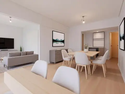 Oportunidad! 3 ambientes con balcon y cochera fija! Luminoso!
