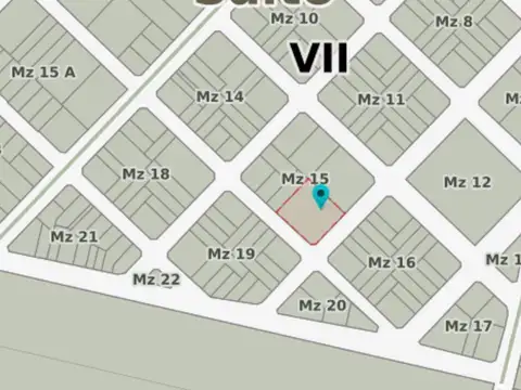 Terreno en Venta de 1725,0 m2