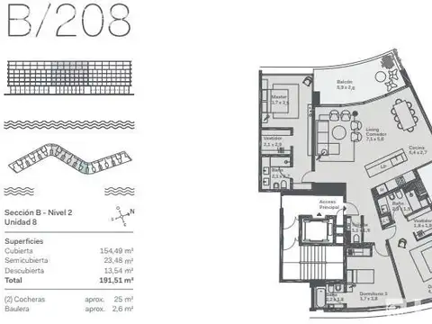 Departamento en Venta de 4 ambientes