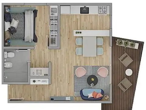 Departamento en Venta en El Once, USD 145.305