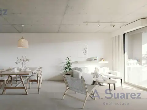Departamento 2 ambientes con 1 baño