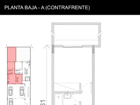 Departamento 2 ambientes con 1 baño