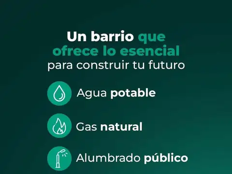 Terreno en Venta 10  mts Frente