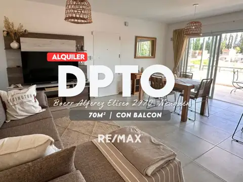 Alquiler departamento un dormitorio amoblado