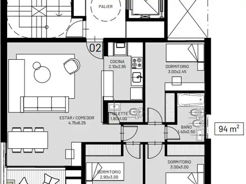 Departamento en Venta 1 año